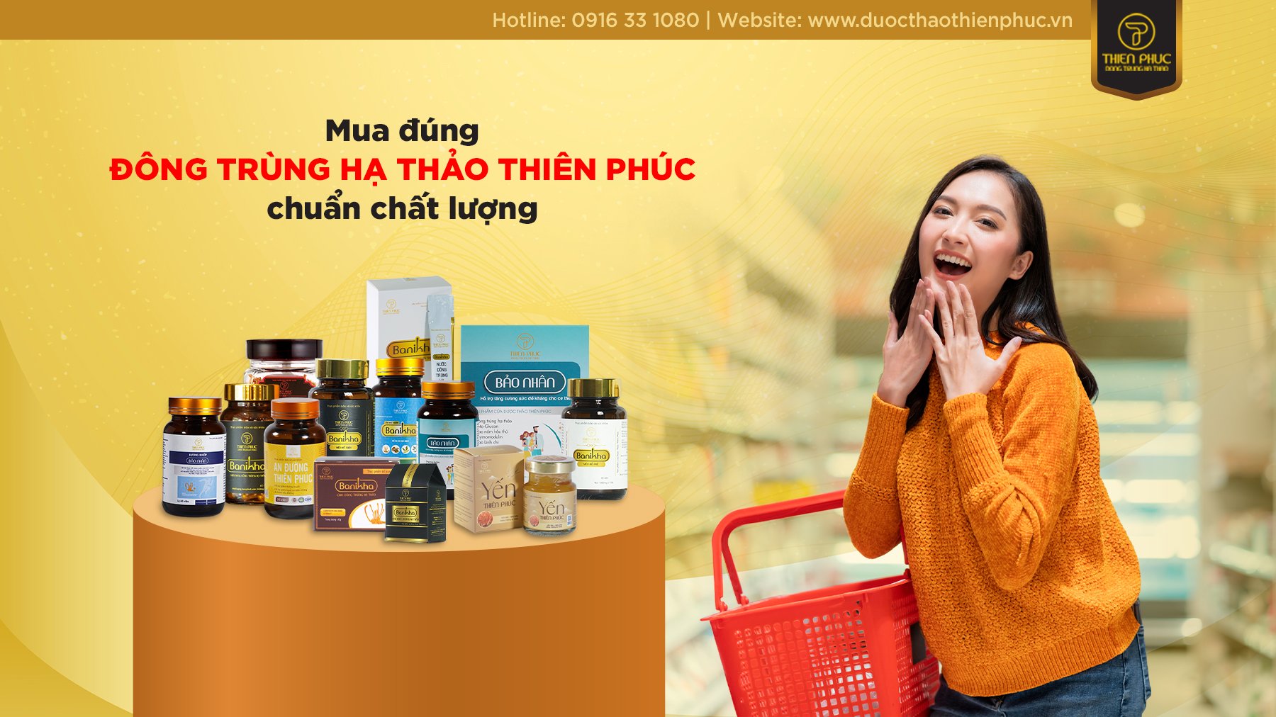 Mua Đông trùng hạ thảo Thiên Phúc chuẩn chất lượng