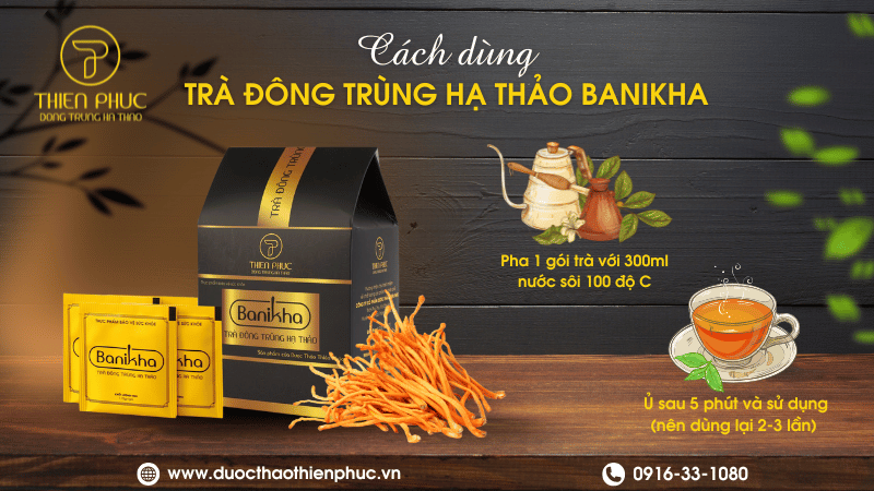 Cách Dùng Trà Đông Trùng Hạ Thảo Đúng Cách