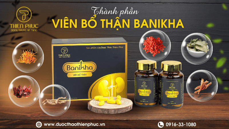 Thành Phần Viên Bổ Thận Banikha