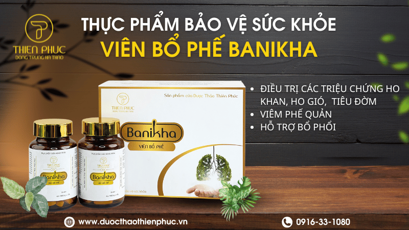 Thực Phẩm Bảo Vệ Phổi Banikha