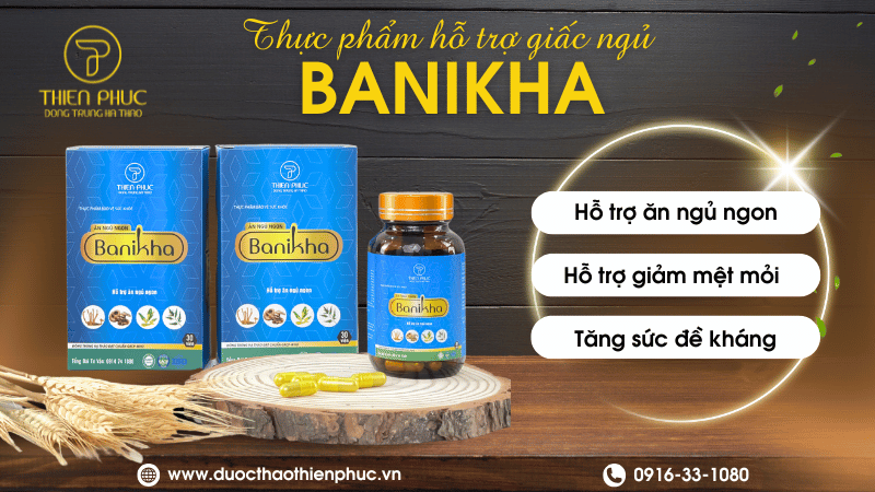 Thực Phẩm Hỗ Trợ Giấc Ngủ Banikha