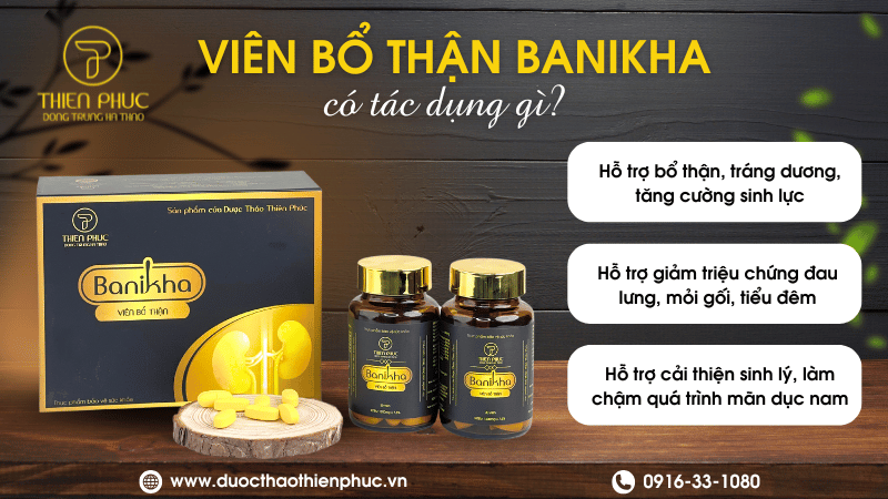 Tác Dụng Viên Bổ Thận Banikha