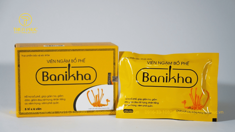 Lợi ích Viên Ngậm Hỗ Trợ Phế Quản Banikha