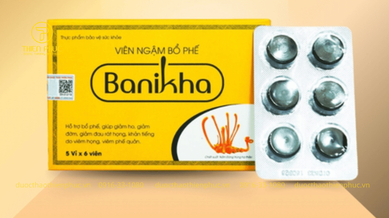 Công dụng vượt trội của Viên Ngậm Hỗ Trợ Hô Hấp Banikha