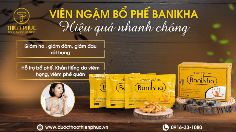 Bổ Phế Banikha Hiệu Quả