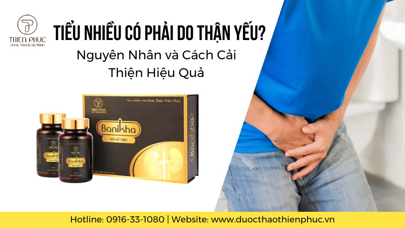 Đi Tiểu Nhiều Có Phải Do Thận Yếu? Nguyên Nhân và Cách Cải Thiện Hiệu Quả