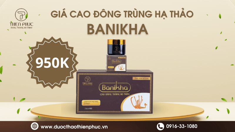 Giá Cao Đông Trùng Hạ Thảo Banikha