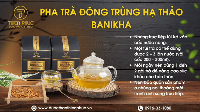 Pha Trà Đông Trùng Hạ Thảo