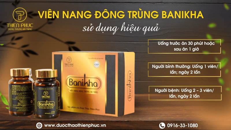 Sử Dụng Đông Trùng Hạ Thảo Banikha Hiệu Quả