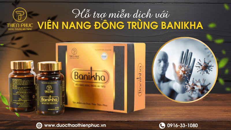 Viên Nang Banikha Hỗ Trợ Miễn Dịch