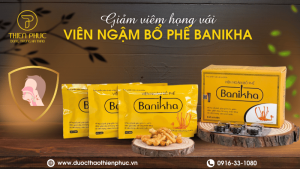 Viên Ngậm Giảm Viêm Họng Banikha