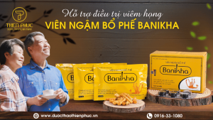 Viên Ngậm Giảm Đau Họng Banikha