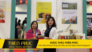 DƯỢC THẢO THIÊN PHÚC Giới thiệu Đông Trùng Hạ Thảo tại Hội Nghị Halal Singapore