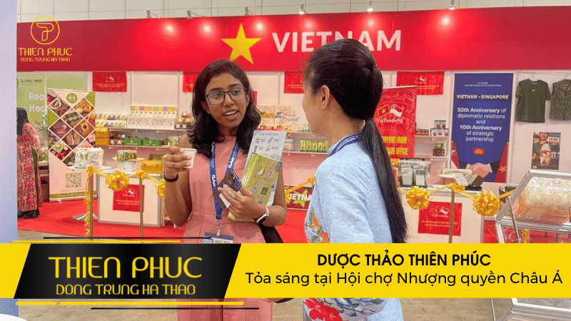 DƯỢC THẢO THIÊN PHÚC Tỏa sáng tại Hội chợ Nhượng quyền Châu Á