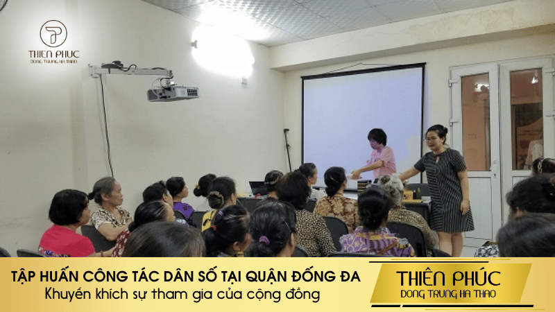 TẬP HUẤN CÔNG TÁC DÂN SỐ TẠI QUẬN ĐỐNG ĐA