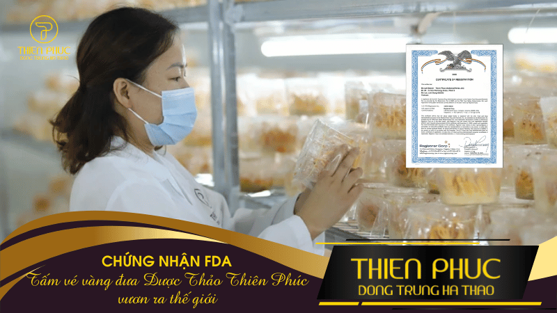 Chứng Nhận FDA – Tấm Vé Vàng Đưa Dược Thảo Thiên Phúc Vươn Ra Thế Giới