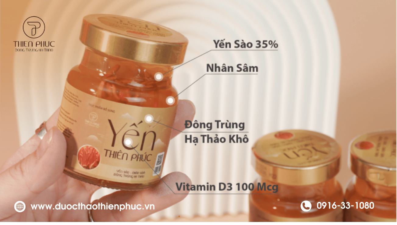 Thành phần có trong Yến Thiên Phúc