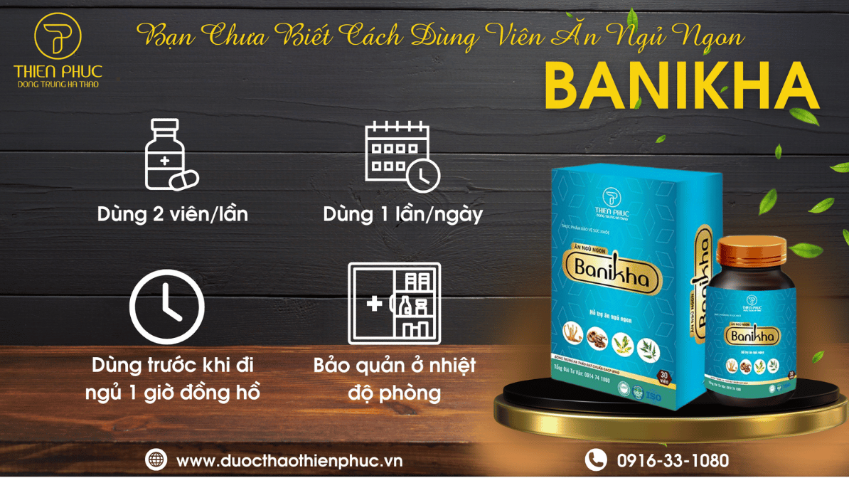 Ăn ngủ ngon Banikha