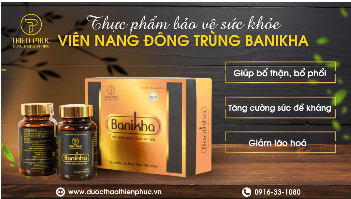 Viên nang đông trùng hạ thảo Banikha